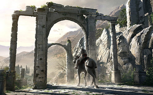 Assassin's Creed, videospel, Altaïr Ibn-La'Ahad, HD tapet HD wallpaper