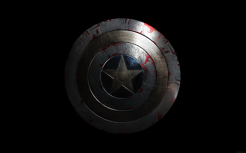kapten, amerika, avengers, pahlawan, sheild, kecil, gelap, Wallpaper HD HD wallpaper