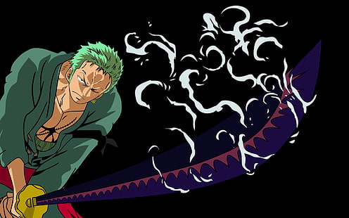 Roronoa Zoro Vektorgrafik, Anime, One Piece, Zoro Roronoa, HD-Hintergrundbild HD wallpaper