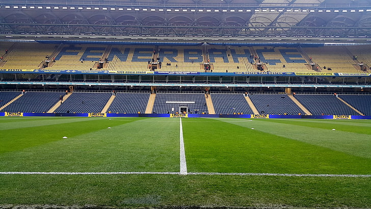 soccer field, Turkey, Fenerbahçe, Istanbul, kadıköy, HD wallpaper