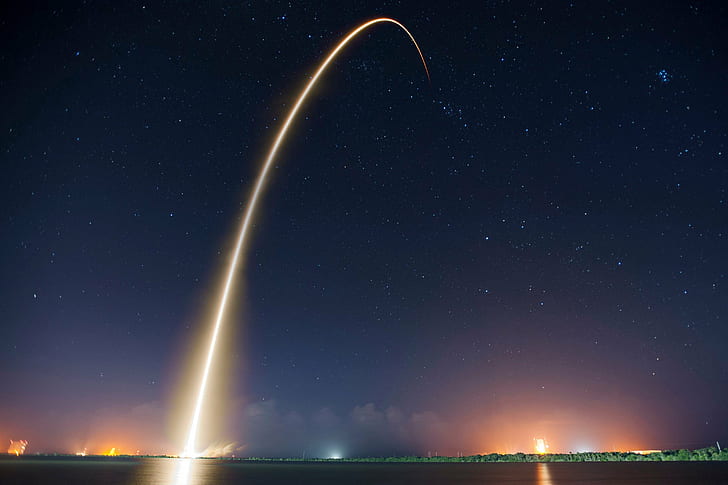 ракета Spacex Falcon 9, HD обои