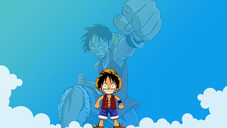 Ilustrasi Monkey D. Luffy, Anime, One Piece, Monkey D. Luffy, Wallpaper HD