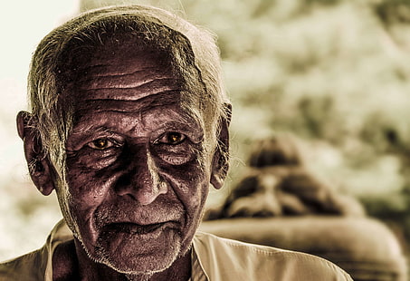 adulto, anciano, varón, hombre, viejo, persona, retrato, Fondo de pantalla HD HD wallpaper