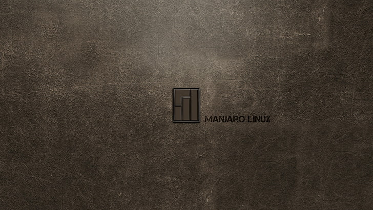 Logo Mania Pro, linea, sfondo, iscrizione, Manjaro Linux, Xfce, Sfondo HD