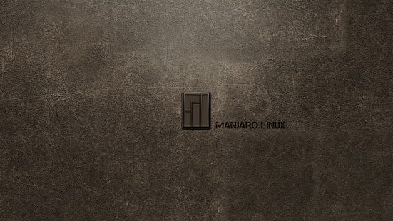 Mania Pro-logotyp, linje, bakgrund, inskriptionen, Manjaro Linux, Xfce, HD tapet HD wallpaper