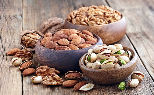  Food, Nut, Almond, Pistachio, Walnut, HD wallpaper HD wallpaper