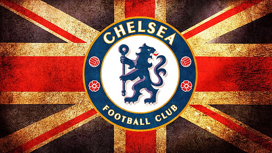 Bandeira de Chealsea Football Club, Chelsea FC, clubes de futebol, arte digital, futebol, esporte, esportes, HD papel de parede HD wallpaper