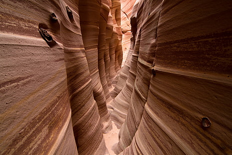 Antelope Canyon, Arizona, batuan, tekstur, AS, Utah, Canyon Zebra, Wallpaper HD HD wallpaper