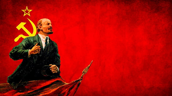 블라디미르 레닌, 공산주의, HD 배경 화면 HD wallpaper