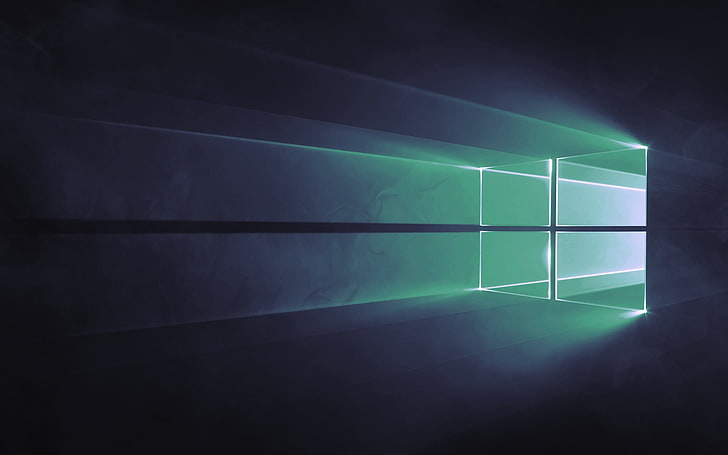 Windows 10, reflection, HD wallpaper