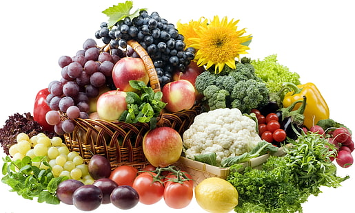 carta da parati assortita di frutta e verdura, verdure, frutta, natura morta, Sfondo HD HD wallpaper