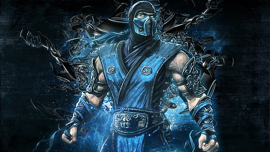 Sub-Zero, Mortal Kombat, วิดีโอเกม, Sub Zero, เกม PC, วอลล์เปเปอร์ HD HD wallpaper