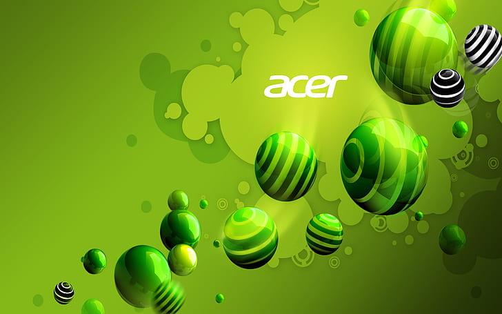 Acer Green World, Hintergrund, Logo, Design, Acer-Logo, HD-Hintergrundbild