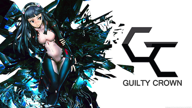 anime-tjejer, Guilty Crown, Tsugumi (Guilty Crown), HD tapet
