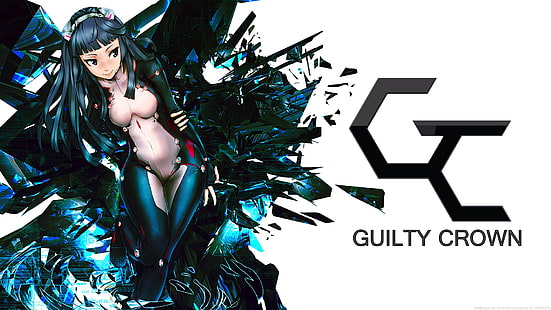аниме девушки, Guilty Crown, Цугуми (Guilty Crown), HD обои HD wallpaper