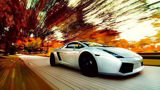 Sportwagen-Geschwindigkeitsunschärfe, 1600x900, HD-Hintergrundbild HD wallpaper