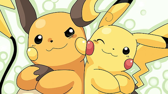 Pokémon, anime, Raichu, Pikachu, Sfondo HD HD wallpaper