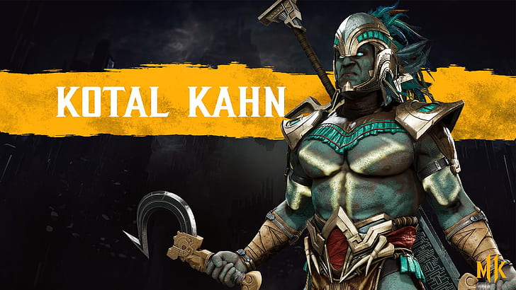 боец, Mortal Kombat, MK11, NetherRealm Studios, Kotal Kahn, Mortal Kombat 11, HD тапет