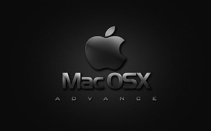 맥 OSX, textura, desenho, 사과, 3d 및 초록, HD 배경 화면