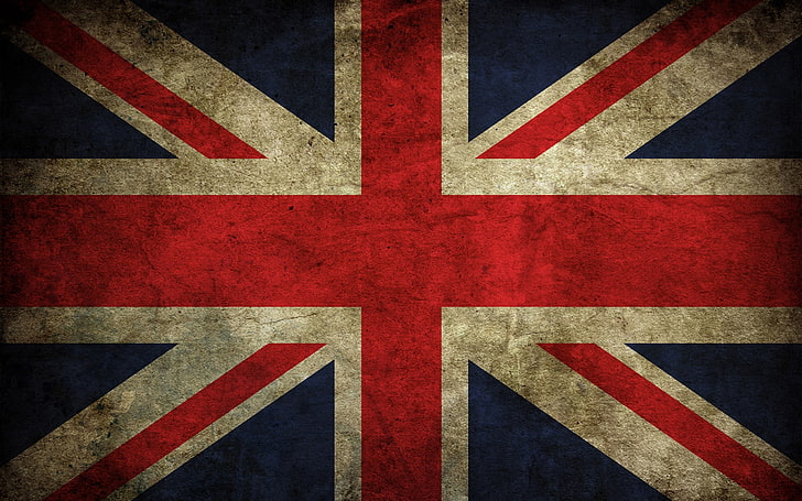 علم ألمانيا ، علم ، المملكة المتحدة ، العلم البريطاني ، البريطاني ، جاك الاتحاد، خلفية HD