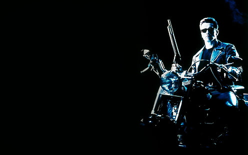 Арнольд Шварценеггер, фильм Терминатор 2, Арнольд Шварценеггер, Судный день, HD обои HD wallpaper