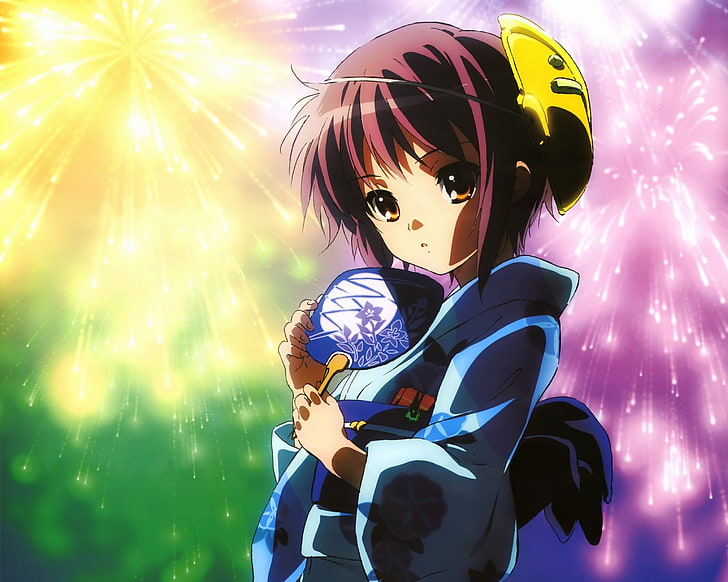Anime, Die Melancholie von Haruhi Suzumiya, Nagato Yuki, HD-Hintergrundbild