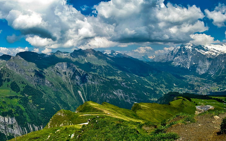 ธรรมชาติภูมิทัศน์ภูเขา, วอลล์เปเปอร์ HD