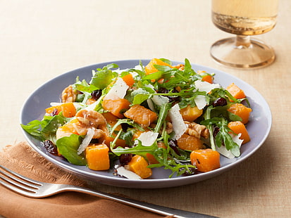 Essen, Salat, Gabel, Gemüse, HD-Hintergrundbild HD wallpaper