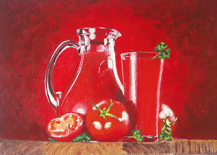 picture, still life, canvas, acrylic, 