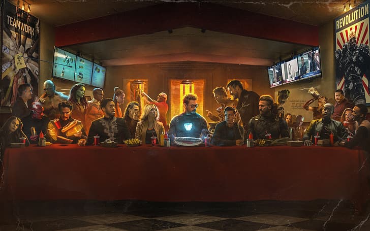 Iron Man, La Última Cena, Fondo de pantalla HD