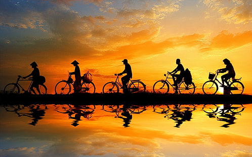 Bicycle, nature, HD wallpaper HD wallpaper