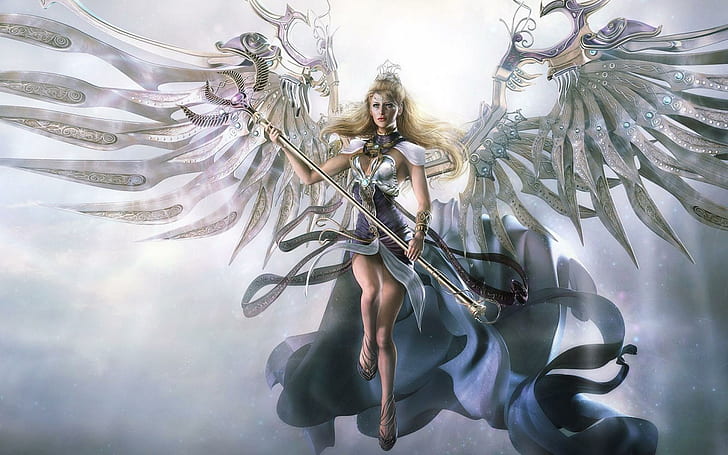 Angel HD, fantasy, angel, HD wallpaper
