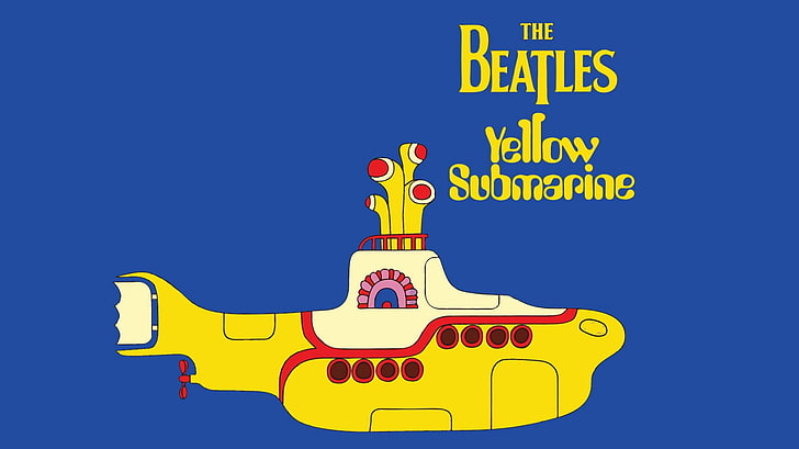 the beatles yellow submarine music bands 1366x768. Hiburan Musik HD Art, The Beatles, Yellow Submarine, Wallpaper HD