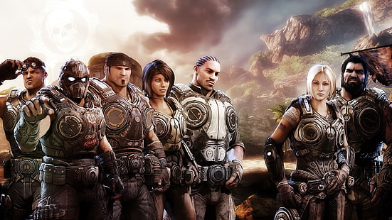 ปกเกม, Gears of War, วิดีโอเกม, Gears of War 3, วอลล์เปเปอร์ HD HD wallpaper