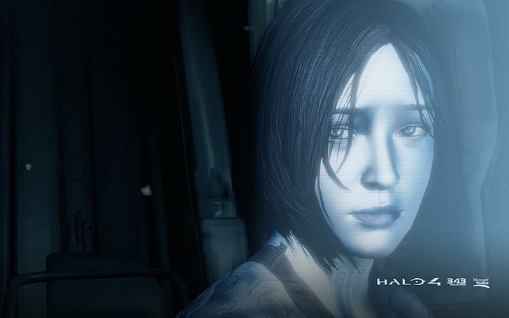 Cortana, postać w halo 4, halo, Xbox 360, gra, gry, Tapety HD