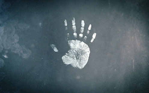Frangia (serie TV), impronte di mani, mani, minimalismo, dita, Sfondo HD HD wallpaper