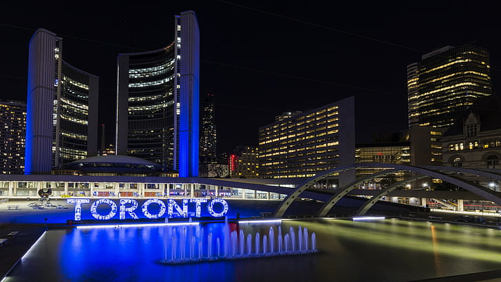 Stadt, Toronto, Zeichen, HD-Hintergrundbild