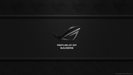 Logotipo de Republic of Gamers, Republic of Gamers, Fondo de pantalla HD HD wallpaper