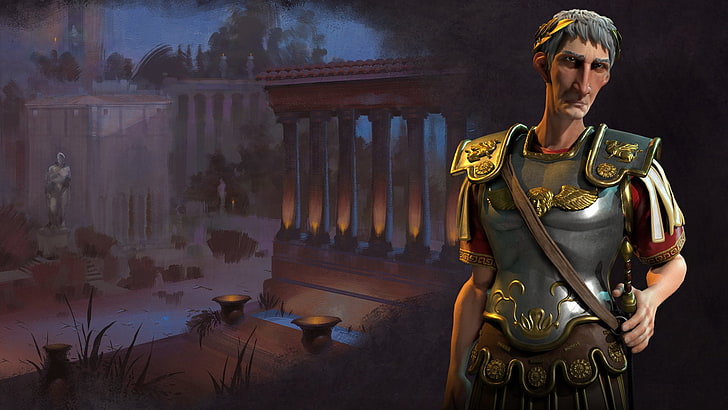 Civilization, Civilization VI, Rome, Trajan, HD wallpaper