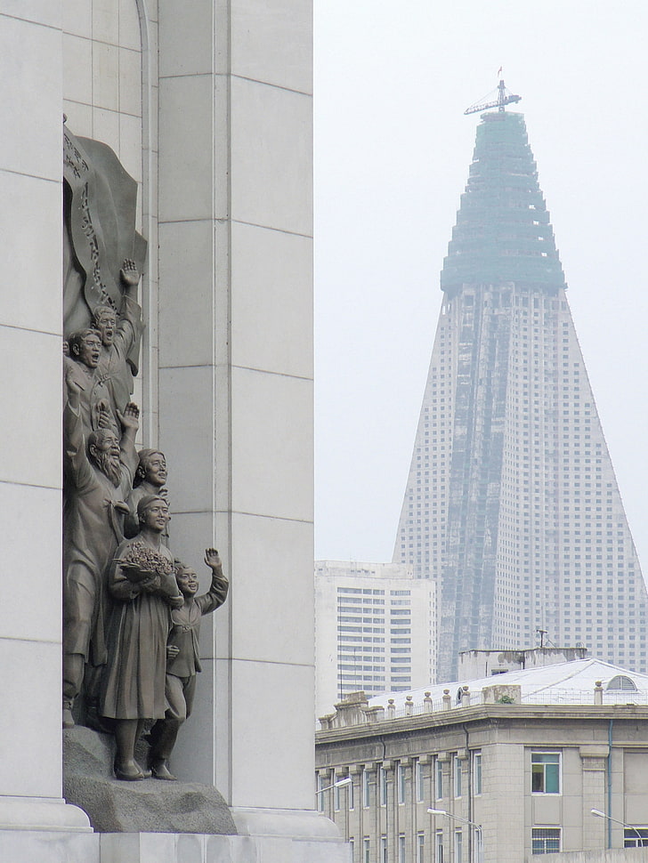الهندسة المعمارية والبناء وكوريا الديمقراطية وكوريا الشمالية، خلفية HD، خلفية الهاتف
