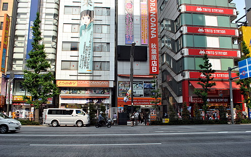 اليابان، cityscape، المدينة، آسيا، أكيهابارا، خلفية HD HD wallpaper