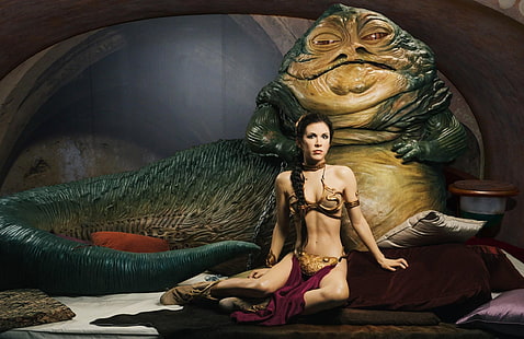 Prinzessin Leia, Star Wars, Tussaud Wachs, HD-Hintergrundbild HD wallpaper