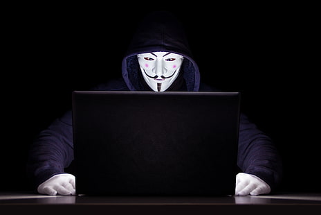 Технологии, Анонимен, Хакер, HD тапет HD wallpaper