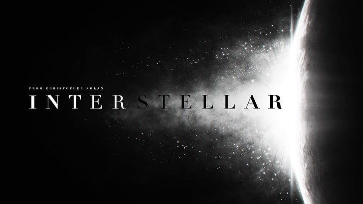 Interstellar film tapeter, Interstellar (film), filmer, svartvit, filmaffisch, HD tapet