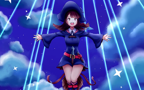 أنيمي ، Little Witch Academia ، أتسوكو كاجاري، خلفية HD HD wallpaper