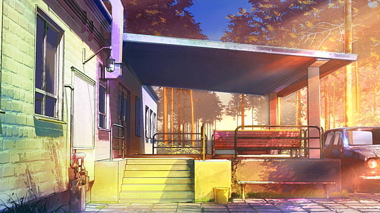 grau neben Terrassenmalerei, ArseniXC, Everlasting Summer, HD-Hintergrundbild HD wallpaper