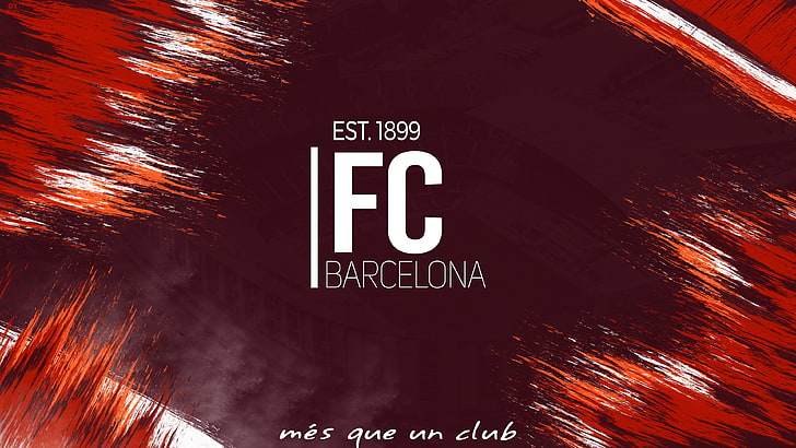 4K, club de fútbol, ​​FC Barcelona, Fondo de pantalla HD
