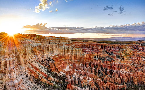 USA, État Utah, Bryce Canyon National Park, États-Unis, État Utah, Bryce, Canyon, National, Parc, Fond d'écran HD HD wallpaper