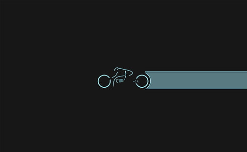Tron Legacy Light Cycle HD Wallpaper, человек, едущий на велосипеде illustrationb, Фильмы, Tron Legacy, Свет, Трон, Legacy, Цикл, HD обои HD wallpaper