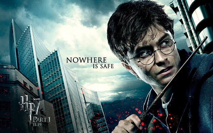 Harry Potter, Harry Potter et les reliques de la mort, Daniel Radcliffe, Fond d'écran HD